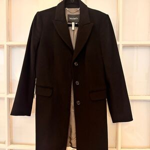 Max & Co. Classic Black Top Coat